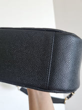 Load image into Gallery viewer, Chanel Jennie Hobo Black Caviar 24k Gold