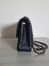 Load image into Gallery viewer, Chanel Small Classic Flap Black Caviar Silver Hw