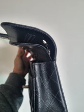 Load image into Gallery viewer, Chanel Small Classic Flap Black Caviar Silver Hw