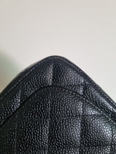 Load image into Gallery viewer, Chanel Mini Black Caviar Square Edge Stitching Gold Hardware