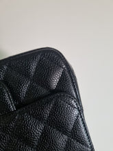 Load image into Gallery viewer, Chanel Mini Black Caviar Square Edge Stitching Gold Hardware