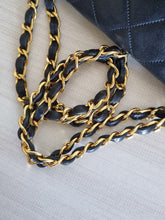 Load image into Gallery viewer, Chanel Small Flap Paris Black Vintage Lambskin 24k Gold