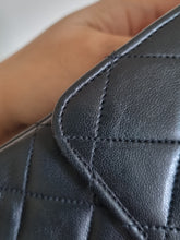 Load image into Gallery viewer, Chanel Small Flap Paris Black Vintage Lambskin 24k Gold