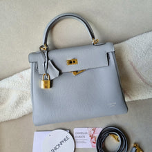 Load image into Gallery viewer, Hermes K25 Gris Mouette Togo  Gold Hardware