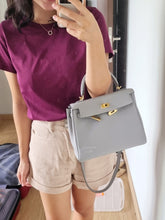 Load image into Gallery viewer, Hermes K25 Gris Mouette Togo  Gold Hardware