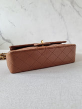 Load image into Gallery viewer, Chanel Caramel Cognac Small Classic Flap Vintage 24k Gold