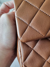 Load image into Gallery viewer, Chanel Caramel Cognac Small Classic Flap Vintage 24k Gold