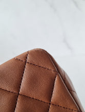 Load image into Gallery viewer, Chanel Caramel Cognac Small Classic Flap Vintage 24k Gold