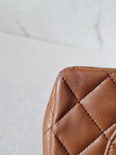 Load image into Gallery viewer, Chanel Caramel Cognac Small Classic Flap Vintage 24k Gold