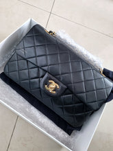 Load image into Gallery viewer, Chanel Classic Small Flap Black Lambskin 24k Gold