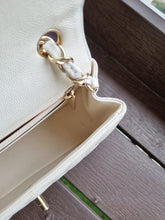 Load image into Gallery viewer, Chanel 17c Ivory Caviar Rectangle Mini Gold Hardware