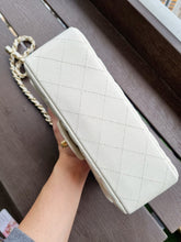 Load image into Gallery viewer, Chanel 17c Ivory Caviar Rectangle Mini Gold Hardware