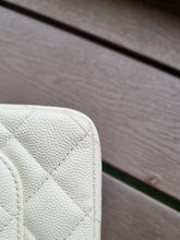 Load image into Gallery viewer, Chanel 17c Ivory Caviar Rectangle Mini Gold Hardware