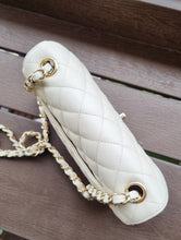 Load image into Gallery viewer, Chanel 17c Ivory Caviar Rectangle Mini Gold Hardware