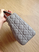 Load image into Gallery viewer, Lady Dior Classic Medium Grey Caviar Leather Silver Hw