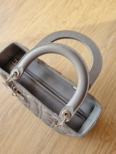 Load image into Gallery viewer, Lady Dior Classic Medium Grey Caviar Leather Silver Hw