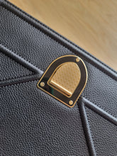 Load image into Gallery viewer, Dior Diorama Black Grained Calfskin with Gold Hardware