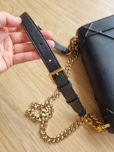 Load image into Gallery viewer, Dior Diorama Black Grained Calfskin with Gold Hardware