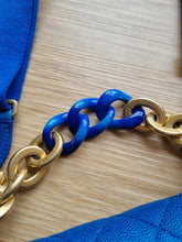 Load image into Gallery viewer, Chanel Sunset by the Sea Blue Ombre Caviar Gold Hw