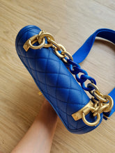 Load image into Gallery viewer, Chanel Sunset by the Sea Blue Ombre Caviar Gold Hw