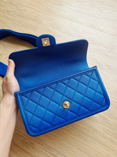 Load image into Gallery viewer, Chanel Sunset by the Sea Blue Ombre Caviar Gold Hw