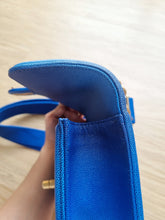 Load image into Gallery viewer, Chanel Sunset by the Sea Blue Ombre Caviar Gold Hw