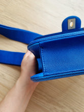 Load image into Gallery viewer, Chanel Sunset by the Sea Blue Ombre Caviar Gold Hw
