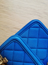 Load image into Gallery viewer, Chanel Sunset by the Sea Blue Ombre Caviar Gold Hw