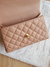 Load image into Gallery viewer, Chanel Coco Handle Dark Beige Caramel Caviar Gold Hardware