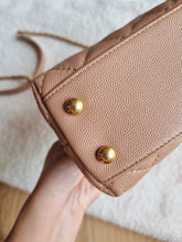 Load image into Gallery viewer, Chanel Coco Handle Dark Beige Caramel Caviar Gold Hardware