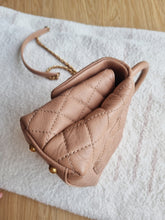 Load image into Gallery viewer, Chanel Coco Handle Dark Beige Caramel Caviar Gold Hardware