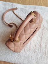 Load image into Gallery viewer, Chanel Coco Handle Dark Beige Caramel Caviar Gold Hardware