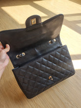Load image into Gallery viewer, Chanel Jumbo Single Flap Black Caviar Silver Hardware