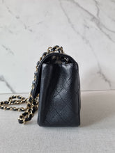 Load image into Gallery viewer, Chanel Black Caviar Mini Square Gold Hardware Edge Stitching