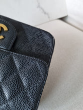 Load image into Gallery viewer, Chanel Black Caviar Mini Square Gold Hardware Edge Stitching