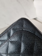 Load image into Gallery viewer, Chanel Black Caviar Mini Square Gold Hardware Edge Stitching