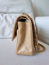 Load image into Gallery viewer, Chanel Medium Classic Dark Beige Camel Vintage 24k Gold