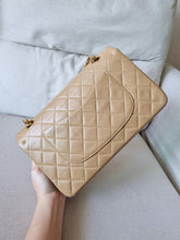 Load image into Gallery viewer, Chanel Medium Classic Dark Beige Camel Vintage 24k Gold