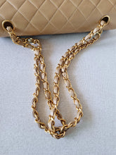 Load image into Gallery viewer, Chanel Medium Classic Dark Beige Camel Vintage 24k Gold