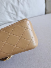 Load image into Gallery viewer, Chanel Medium Classic Dark Beige Camel Vintage 24k Gold