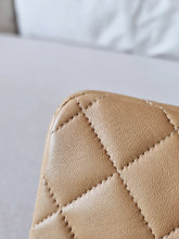 Load image into Gallery viewer, Chanel Medium Classic Dark Beige Camel Vintage 24k Gold