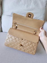 Load image into Gallery viewer, Chanel Medium Classic Dark Beige Camel Vintage 24k Gold