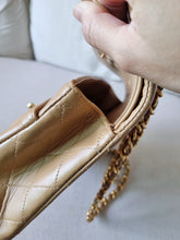 Load image into Gallery viewer, Chanel Medium Classic Dark Beige Camel Vintage 24k Gold