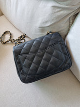 Load image into Gallery viewer, Chanel Mini Square Black Caviar Gold Hardware