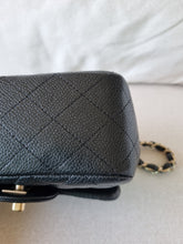 Load image into Gallery viewer, Chanel Mini Square Black Caviar Gold Hardware