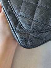 Load image into Gallery viewer, Chanel Mini Square Black Caviar Gold Hardware