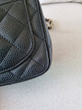 Load image into Gallery viewer, Chanel Mini Square Black Caviar Gold Hardware