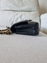 Load image into Gallery viewer, Chanel Classic Medium Flap Black Caviar Vintage 24k Gold
