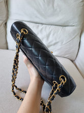 Load image into Gallery viewer, Chanel Classic Medium Flap Black Caviar Vintage 24k Gold