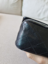 Load image into Gallery viewer, Chanel Classic Medium Flap Black Caviar Vintage 24k Gold